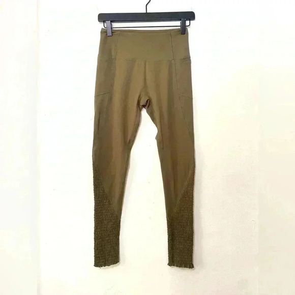 Free People Time Is Now Smocked Leggings - Picture 6 of 8